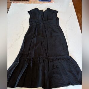 Treasure & Bond Black Tiered Maxi Dress